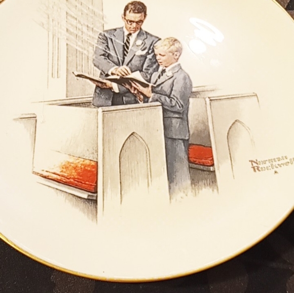 Other - Collectible Norman Rockwell plate